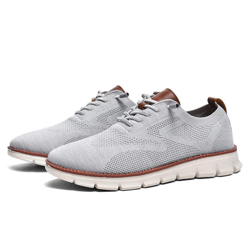 Strideon APEX - Gray Mesh Sneakers
