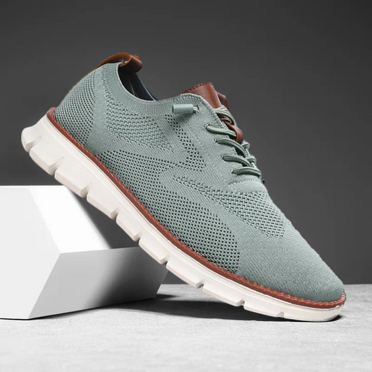 Strideon APEX - Light Green Mesh Sneakers